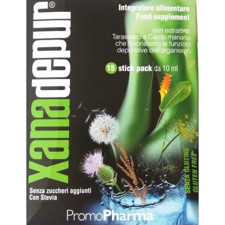 PromoPharma Xanadepur Integratore Alimentare 15 Stick Da10ml