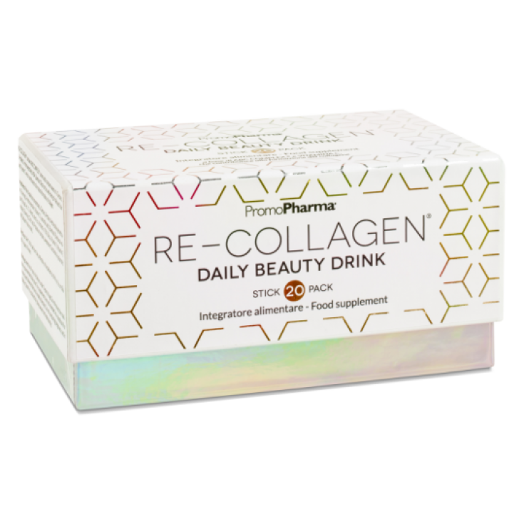 PromoPharma Re-Collagen Integratore Alimentare Senza Glutine 20 Stick 12ml