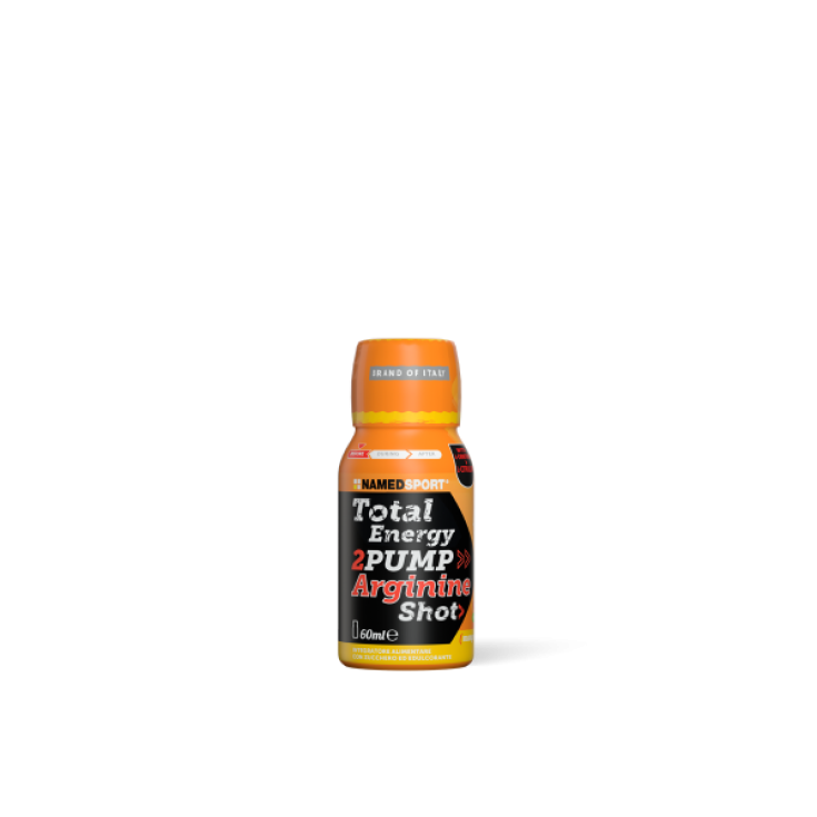 NamedSport Total Energy 2Pump Argynine Shot Mango/Pesca 60ml NamedSport Total Energy 2Pump Argynine Shot Mango/Pesca 60ml