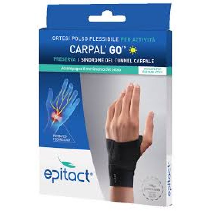 Epitact&reg; Carpal'Go&trade; Ortesi Polso Flessibile Per Sindrome Del Tunnel Carpale Destro Taglia M 1 Pezzo