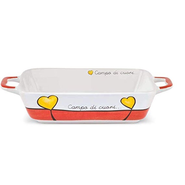 Egan Campo Di Cuori Pirofila Piccola Rossa 1 Pezzo