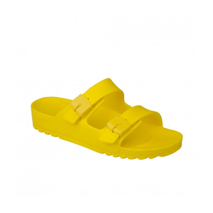 Scholl&reg; Bahia Sandalo Donna Plantare Bioprint&reg; EVA Colore Giallo Misura 36