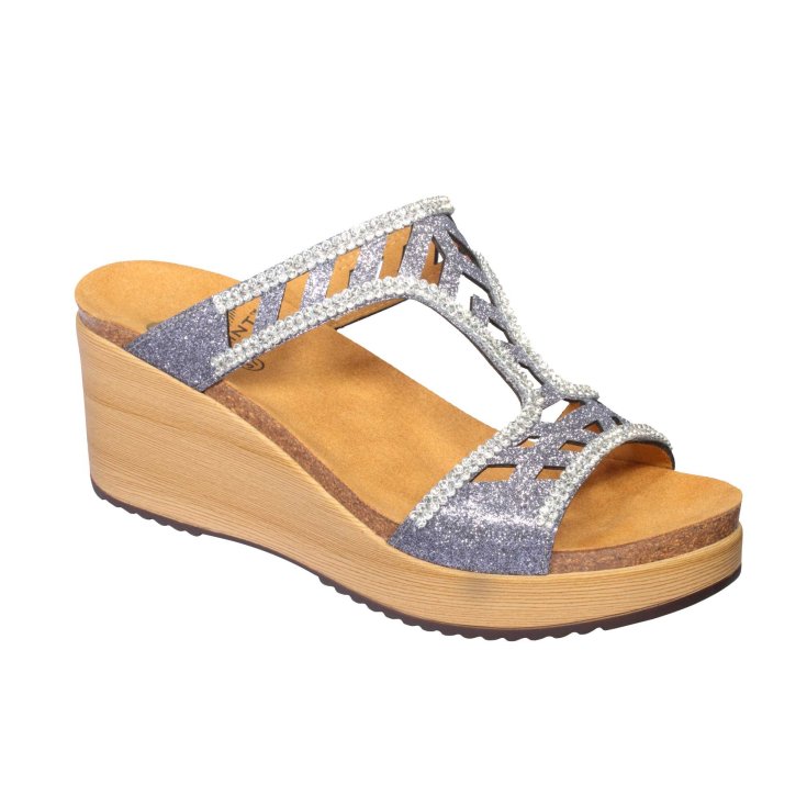 Dr.Scholl Elettra Synthetic Glit Pewte 37