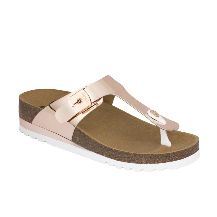 Scholl&reg; Glam SS 1 Infradito Donna Glitter Plantare Bioprint&reg; Colore Bronzo Misura 36
