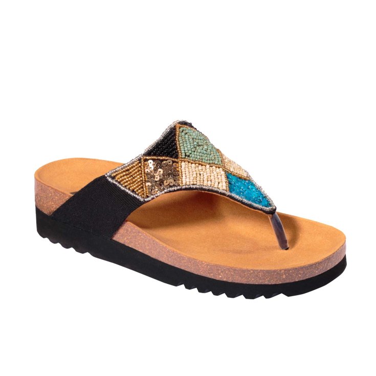 Dr.Scholl Havana Canvas+bea Bla/tu/bei 41