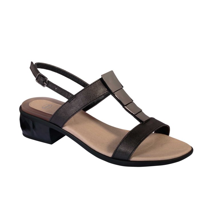 Scholl&reg; Lexandra Sandalo Donna Sintetico+Ornamento Plantare Gelactiv&reg; Colore Nero Misura 38