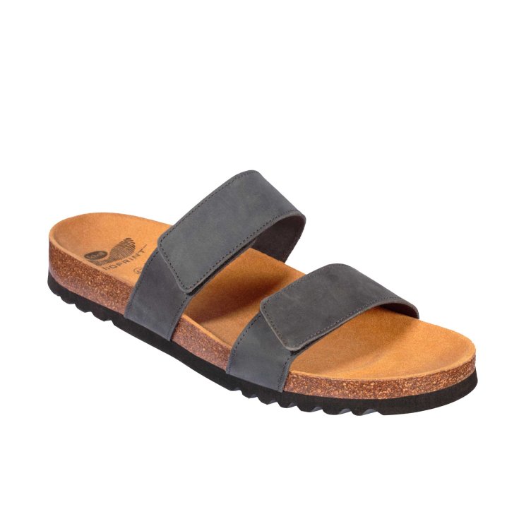 Scholl&reg; Tymeg Calzatura Uomo In Nubuck Plantare Bioprint&reg; Colore Navy Blue Misura 43