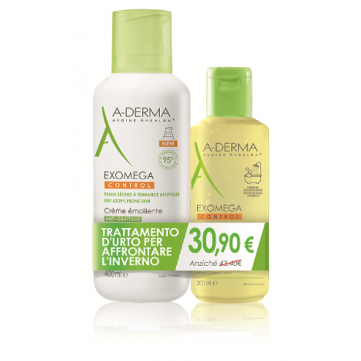 Aderma Exomega Control Crema 400ml+Olio Lavante 200ml