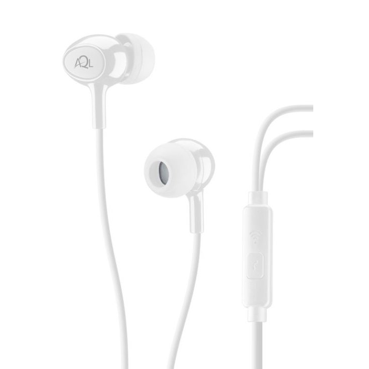AQL Acoustic Pump Bass In-Ear Cellularline Bianco 1 Paio