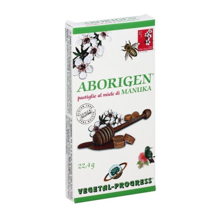 Aborigen&reg; Vegetal Progress 8 Pastiglie Al Miele Di Manuka