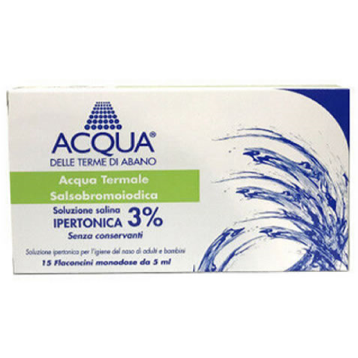 Acqua&reg; Delle Terme Abano Ipertonica 3% Neogen 15 Flaconcini