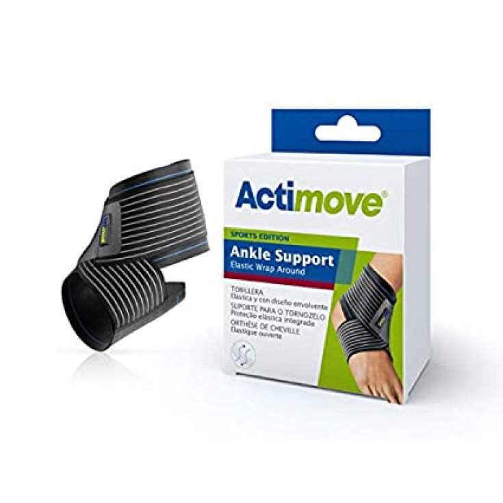 Actimove&reg; Sports Edition Cavigliera Con Fascia Elastica Taglia L (23-25.5cm)