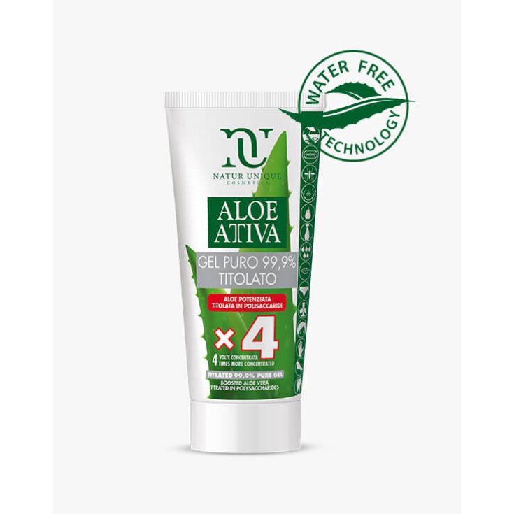 Aloe Attiva Gel Puro 99,9% Titolato Natur Unique 200ml