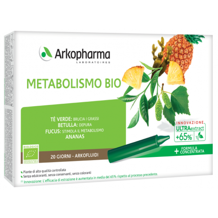 Arkofluidi Metabolismo Bio Arkofarma 20 Flaconcini