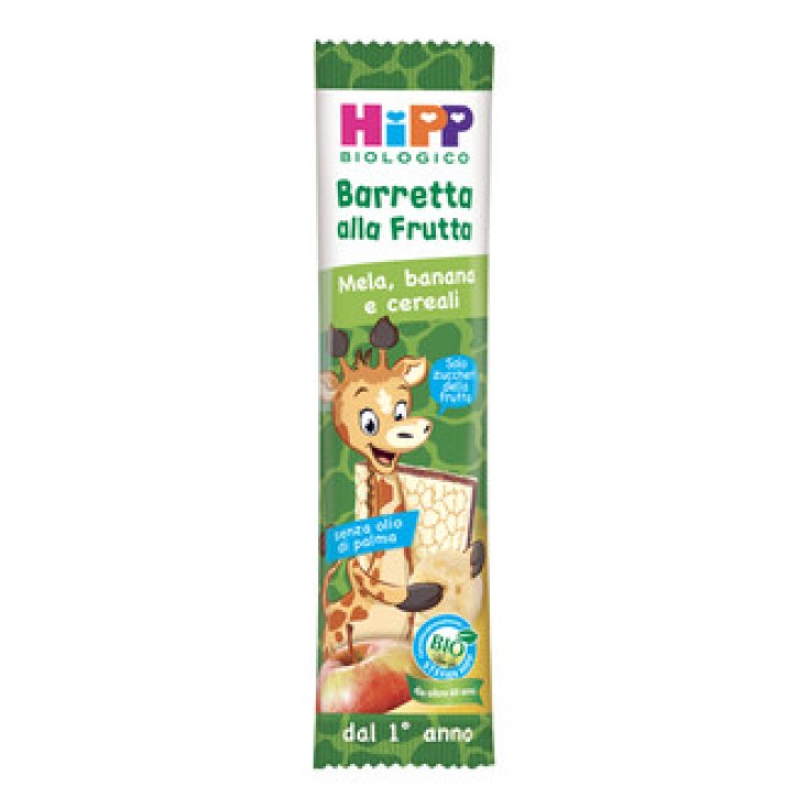 Barretta Alla Frutta HiPP Biologico Mela Banana E Cereali 20g