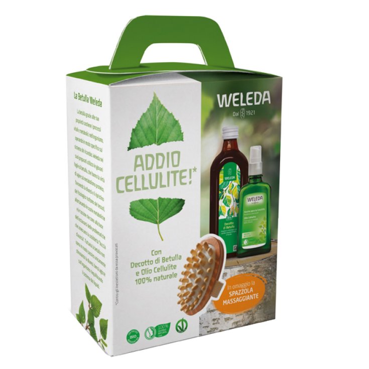 Bipack Addio Cellulite! Decotto+Olio+Spazzola WELEDA