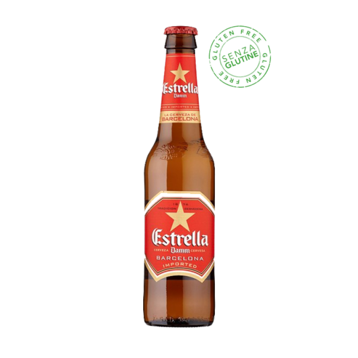 Birra Estrella Damm Senza Glutine 6 Bottiglie Da 33cl