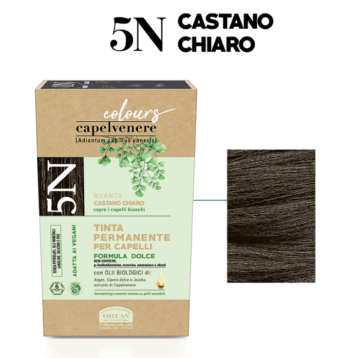 Capelvenere Colours Tinta Capelli 5N Castano Chiaro Helan