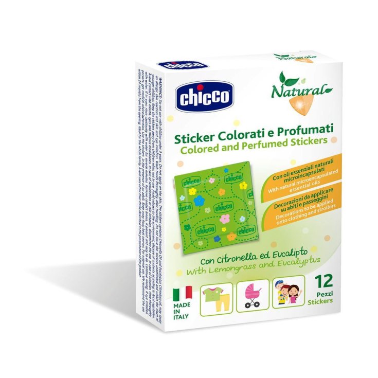 Cerotti Anti-zanzara Colorati E Profumati Chicco&reg; 12 Pezzi