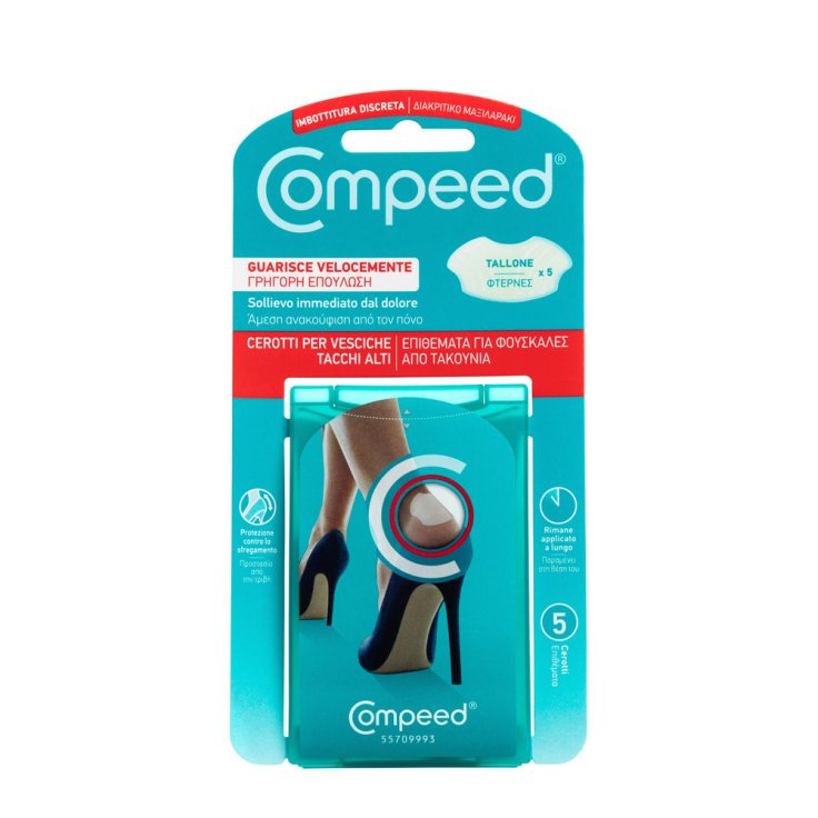 Cerotti Per Vesciche Tacchi Alti Compeed&reg; 5 Pezzi