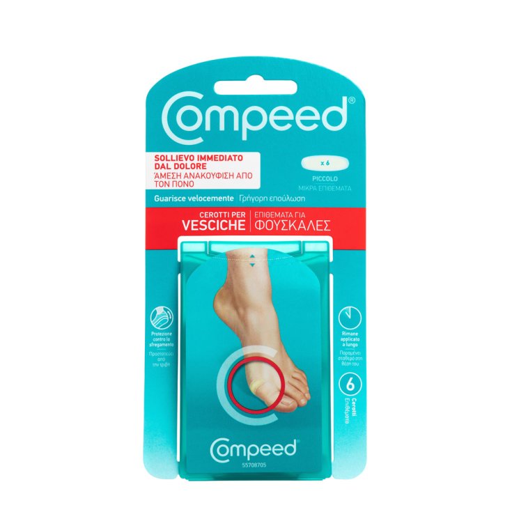 Cerotto Per Vesciche Formato Piccolo Compeed&reg; 6 Pezzi