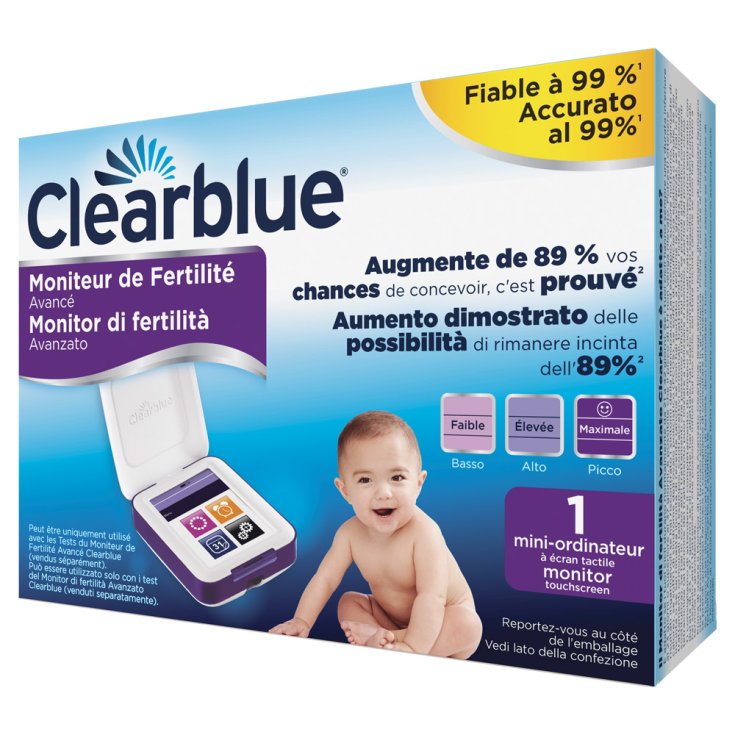 Monitor Di Fertilità Avanzato Clearblue® 1 Monitor Touchscreen Monitor Di Fertilità Avanzato Clearblue® 1 Monitor Touchscreen