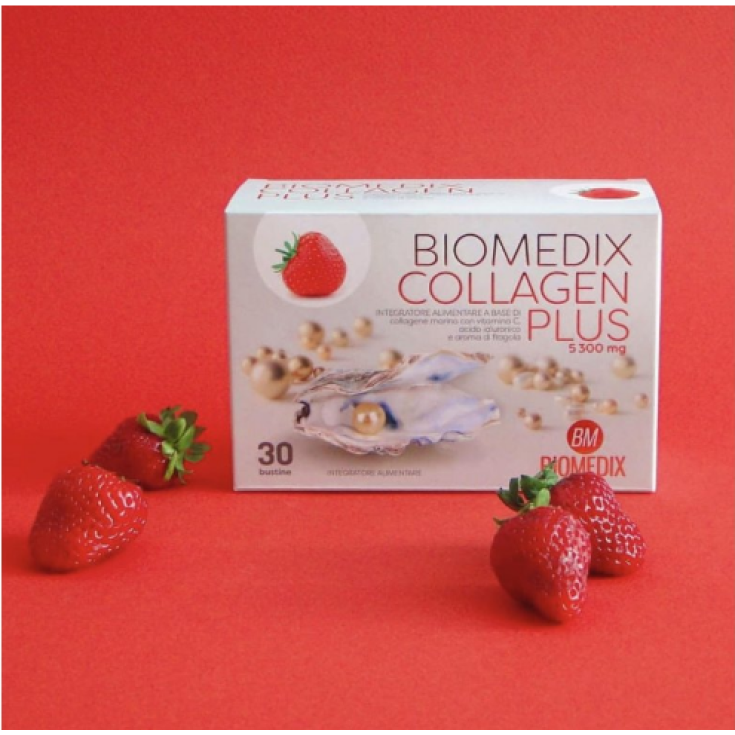Collagen Plus Fragola Biomedix 30 Bustine