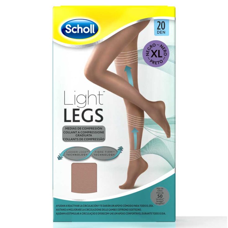Scholl Collant A Compressione 20 Den Taglia Xl Color Carne