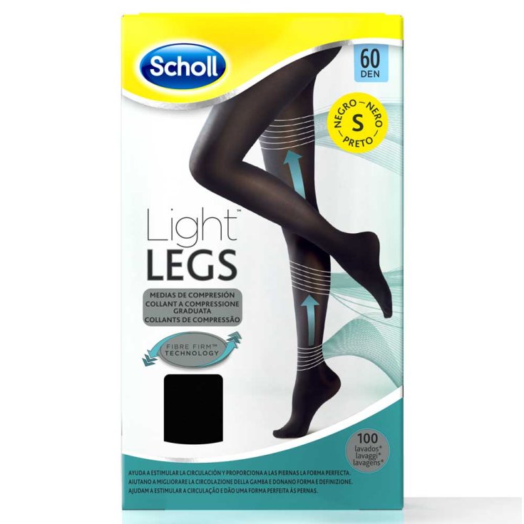 Scholl Collant A Compressione 60 Den Taglia S Nero
