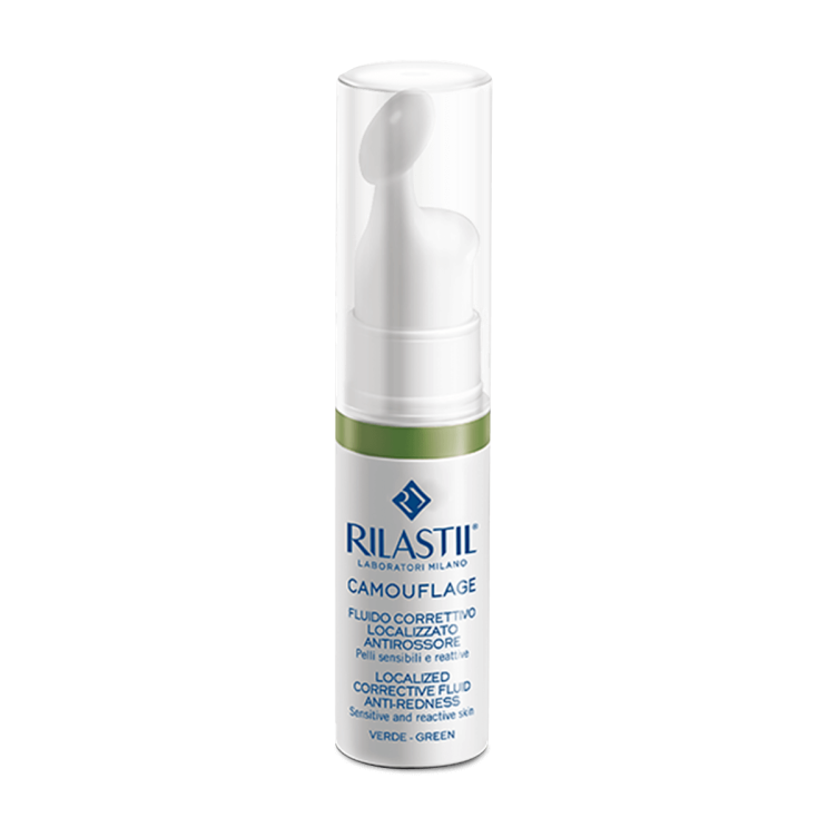 Cosmetic Camouflage Fluido Correttivo Localizzato Antirossore Verde Rilastil 5ml