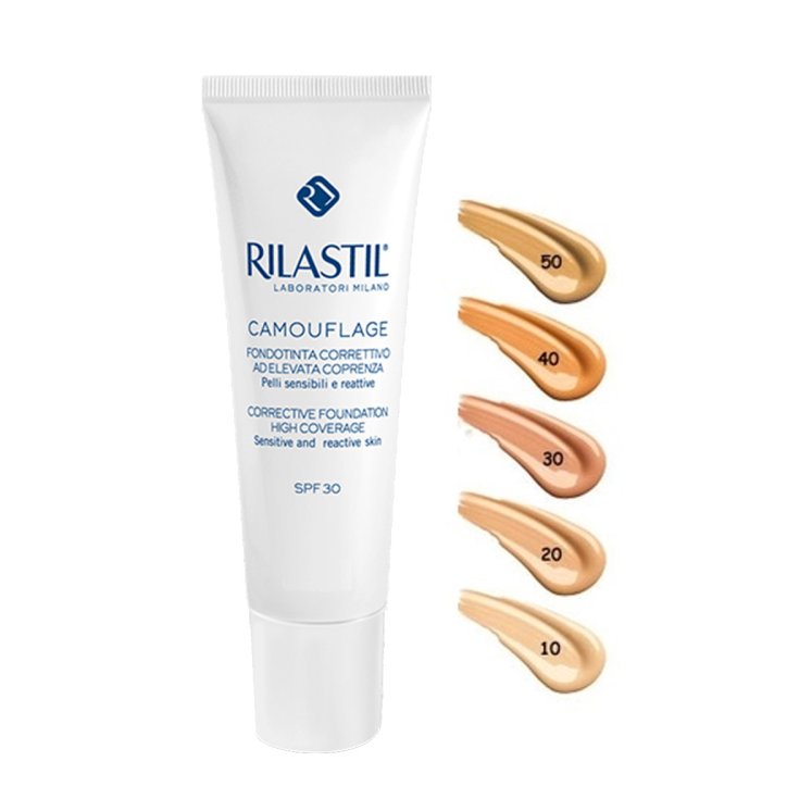 Cosmetic Camouflage Fondotinta Correttivo Elevata Coprenza SPF30 50 Moka Rilastil&reg; 30ml