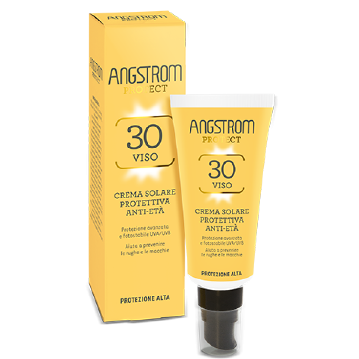 Angstrom Protect Crema Solare Viso Idratante E Antiet&agrave; SPF 30 40ml