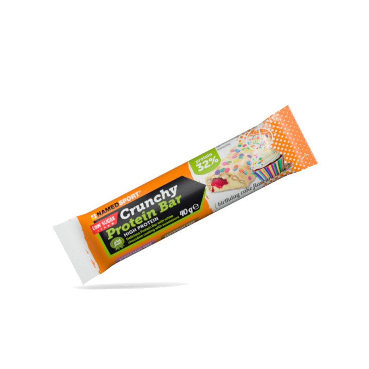 Crunchy ProteinBar Barretta Birthday Cake NamedSport&reg; 40g