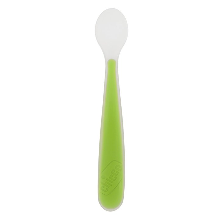 Cucchiaio Morbido In Silicone 6m+ Verde Chicco&reg;