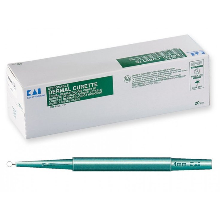 Curette Dermatologica 4mm Kai Medical 20 Pezzi