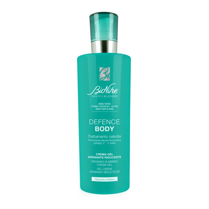 Defence Body Trattamento Cellulite Crema-Gel Drenante Riducente BioNike 400ml