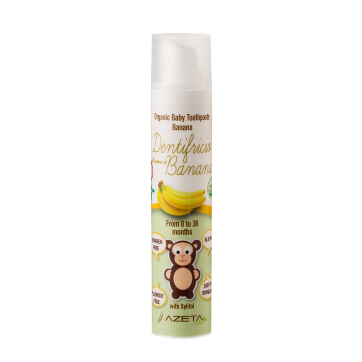 Dentifricio Bambino Al Gusto Banana 0-36m AZETA&reg;bio 50ml