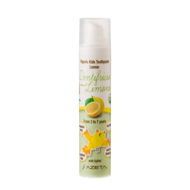 Dentifricio Kids Limone 3-7 AZETA&reg;bio
