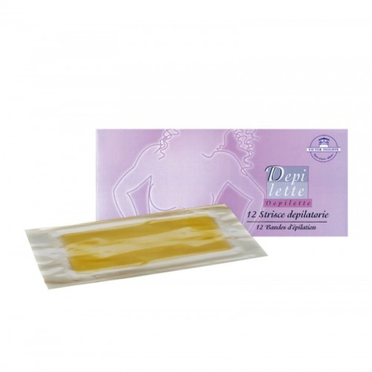 Depilette Strisce Depilatorie Precerate Victor Philippe 12 Pezzi