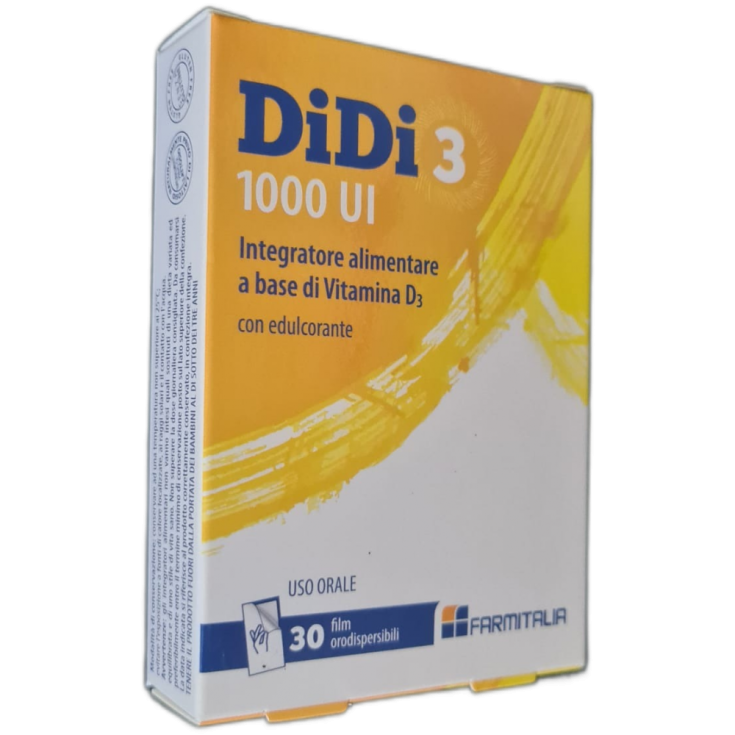 DiDi 3 1000 UI FARMITALIA 30 Film Orodispersibili