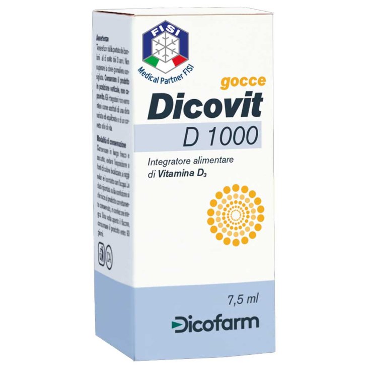 Dicovit D 1000 Gocce Dicofarm 7,5ml