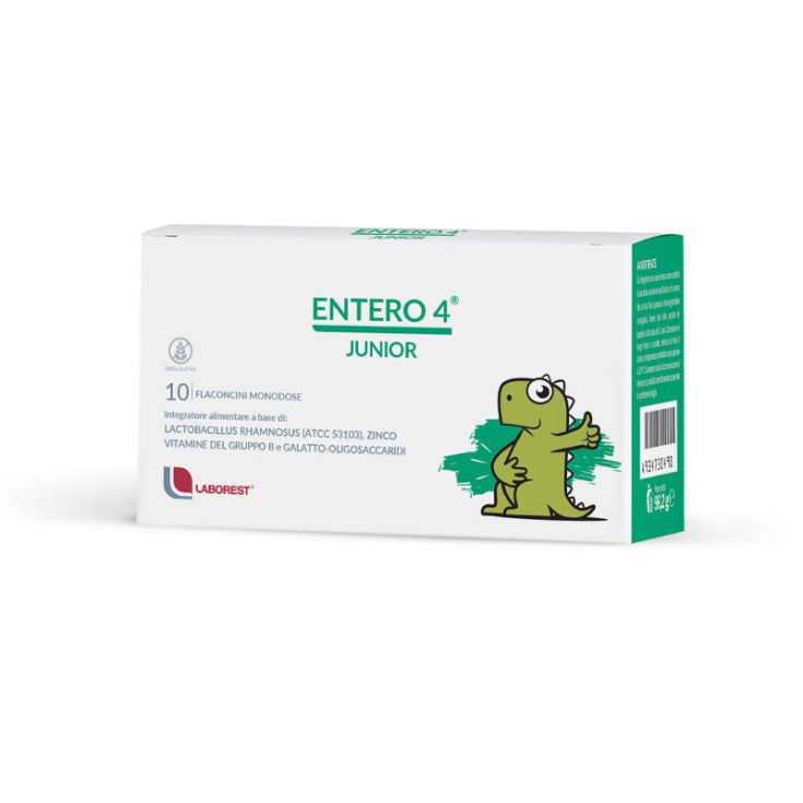 ENTERO 4&reg; JUNIOR LABOREST&reg; 10 Flaconcini Da 8ml