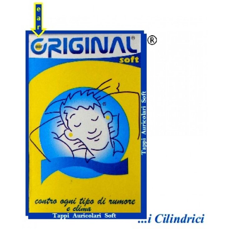 Ear Original Plugs Soft Inserti Auricolari 4 Pezzi