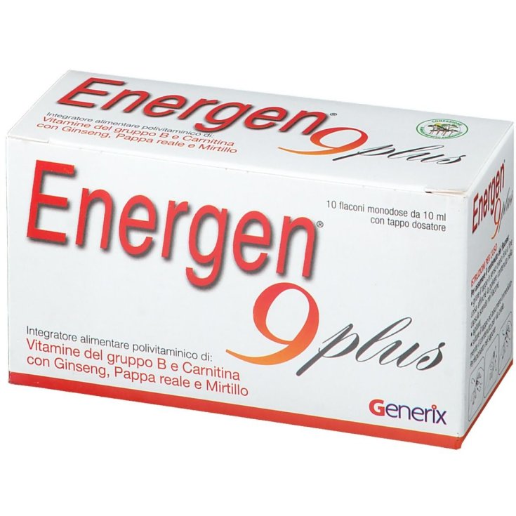 Energen&reg; 9 Plus 10 Flaconcini Da 10ml