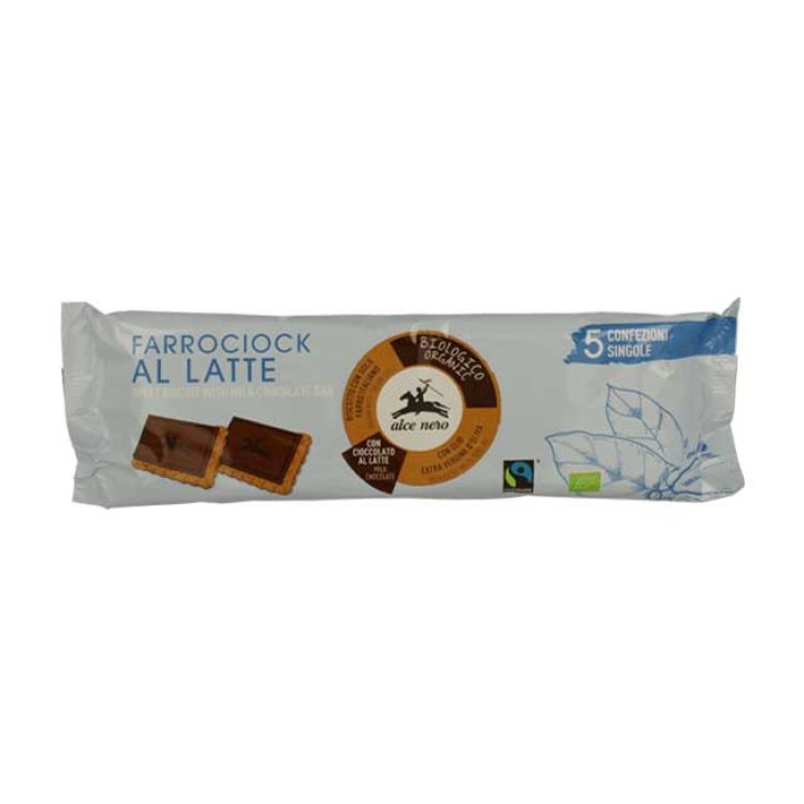 Farrociok Al Latte Biologico Alce Nero 5x28g