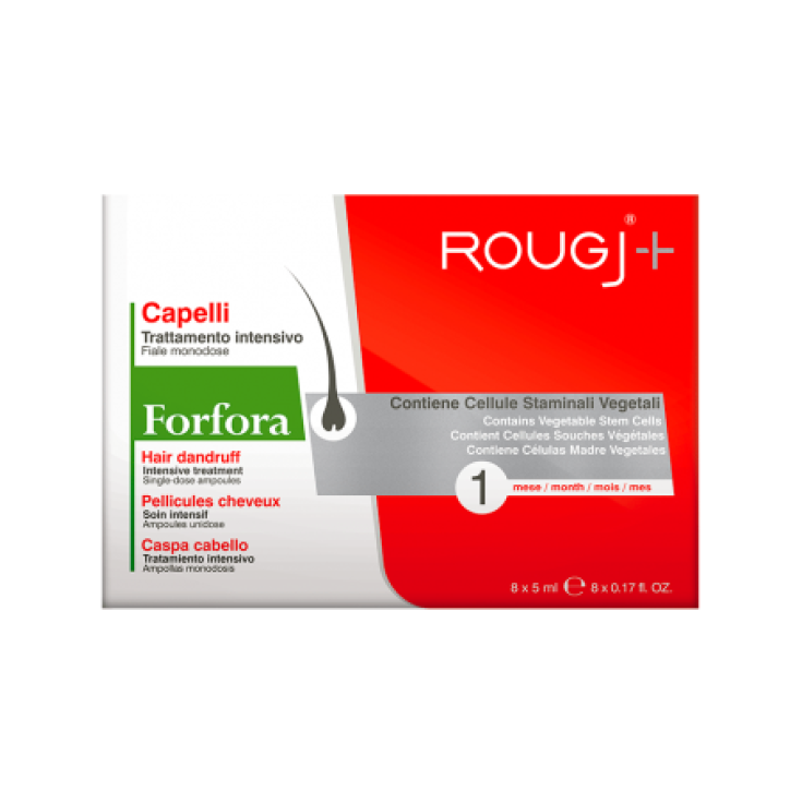 Fiale Forfora Lozione Capillare 1 Mese Rougj 8x5ml