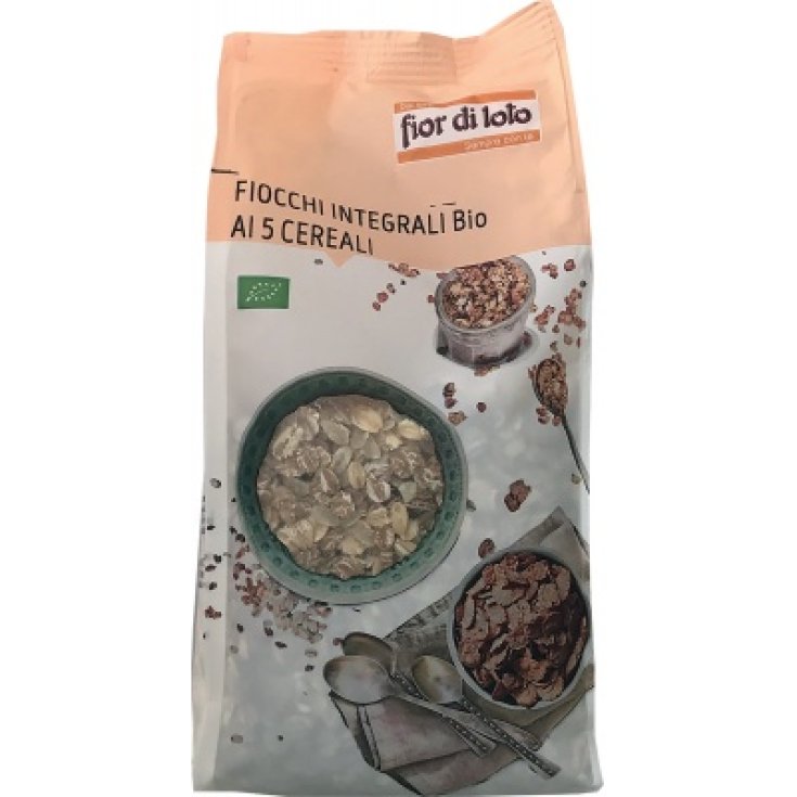 Fiocchi Ai 5 Cereali Integrali Bio Fior Di Loto 500g
