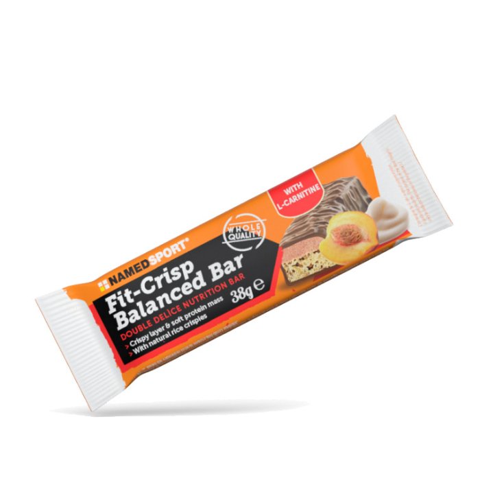 Fit-Crisp Balanced Bar Yogurt Pesca NAMEDSPORT&reg; 38g