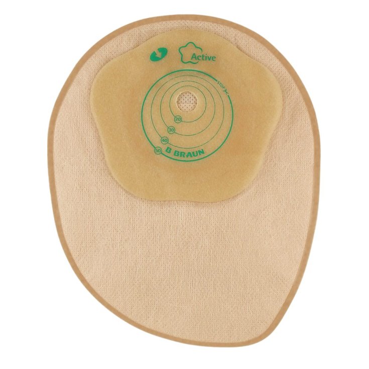 Flexima&reg; Active Sacca Colostomia Midi Beige 15-65mm BRAUN 30 Pezzi
