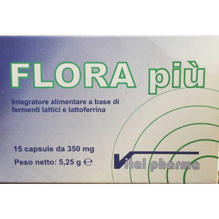 Flora Piu' Vital Pharma 15 Capsule